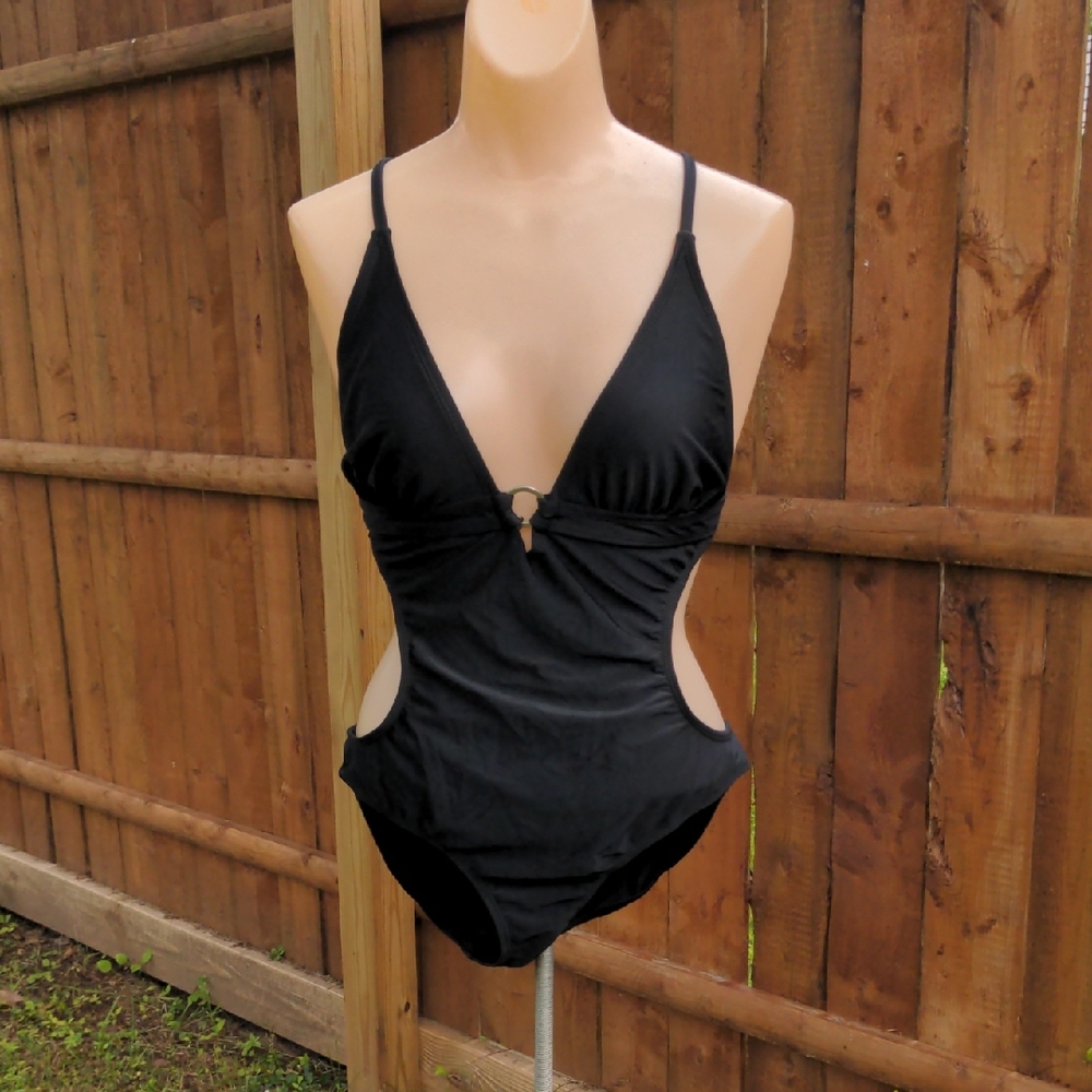OP Black Women Swim One Piece